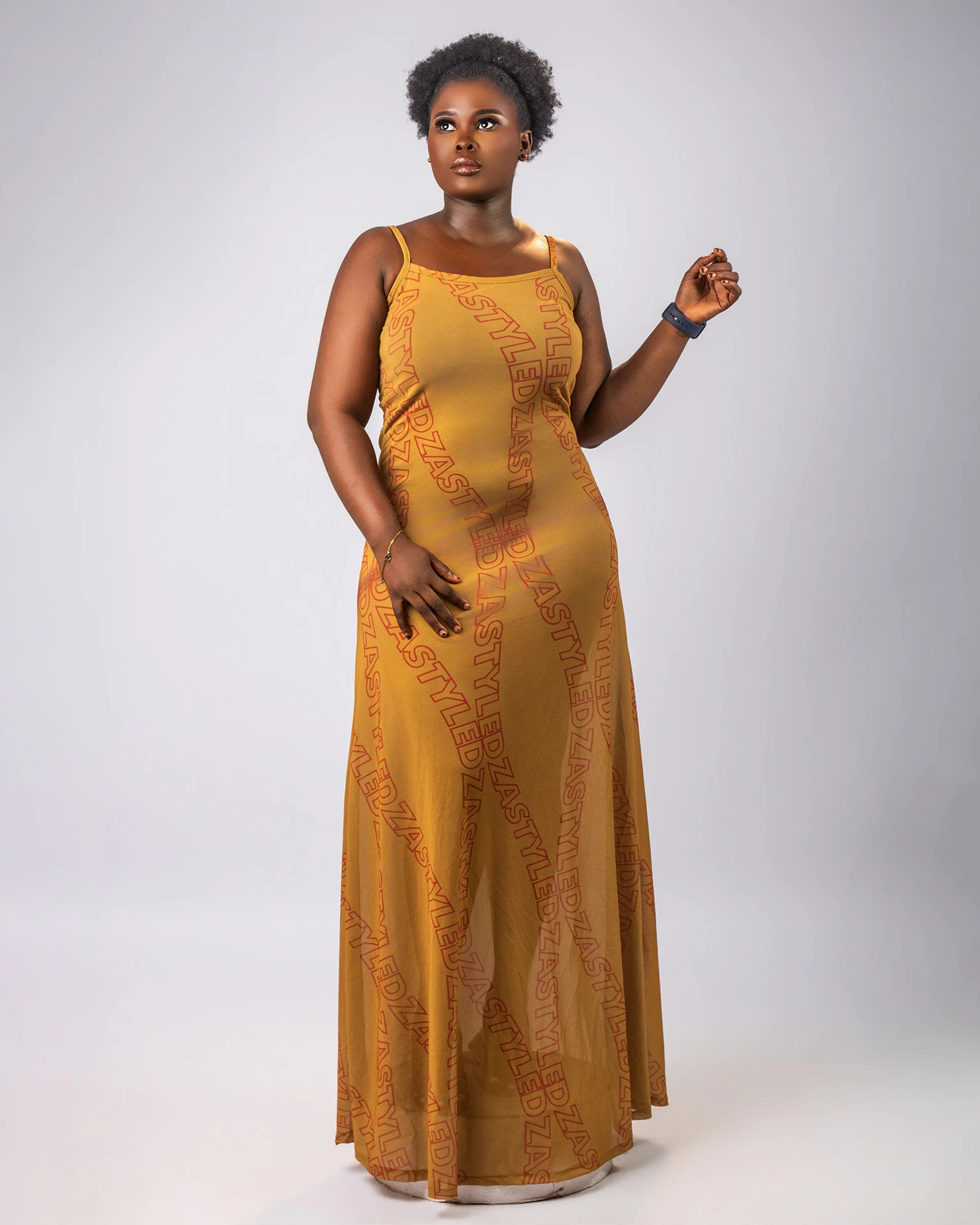 Mustard Signature Sleeveless Dress