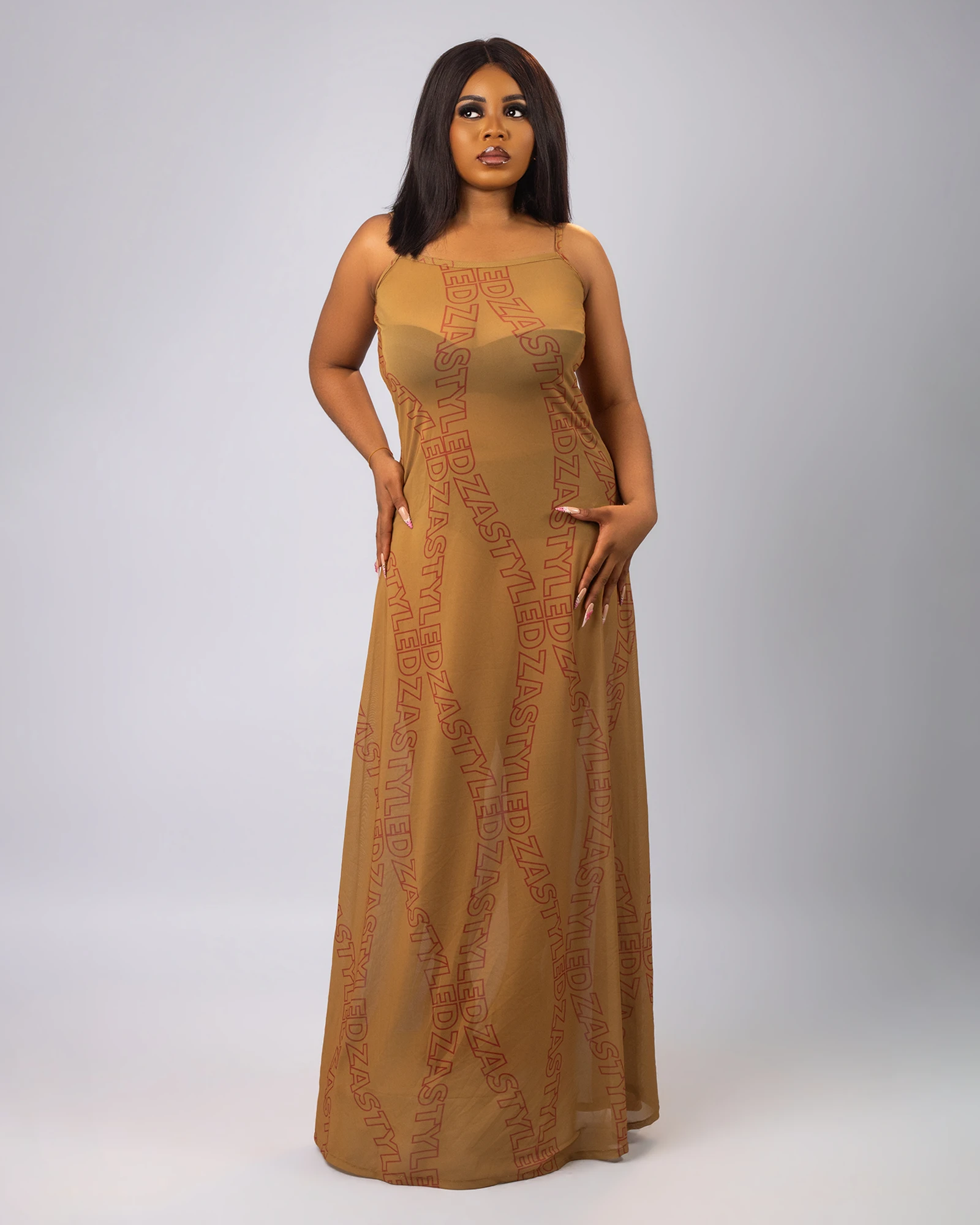 Mustard Signature Sleeveless Dress - Image 3