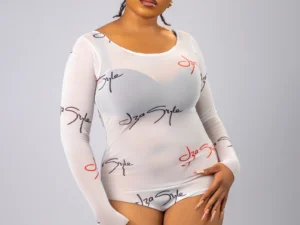 White Signature Bodysuit