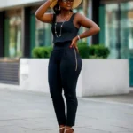DzaStyle-signature-zipper-leggings-black